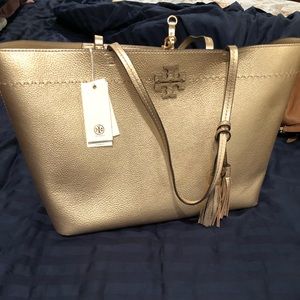 Metallic Gold Tory Burch